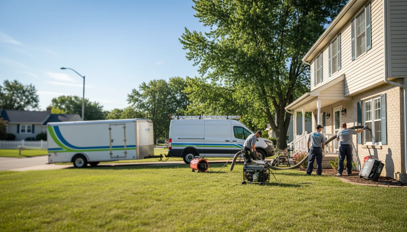 Flooded Basement Restoration And Cleanup With Repair in Decker, MI near me